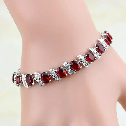 Delysia King Ladies Colorful Crescent Bracelet Luxury Designer Charms for Bracelets Streetsharks