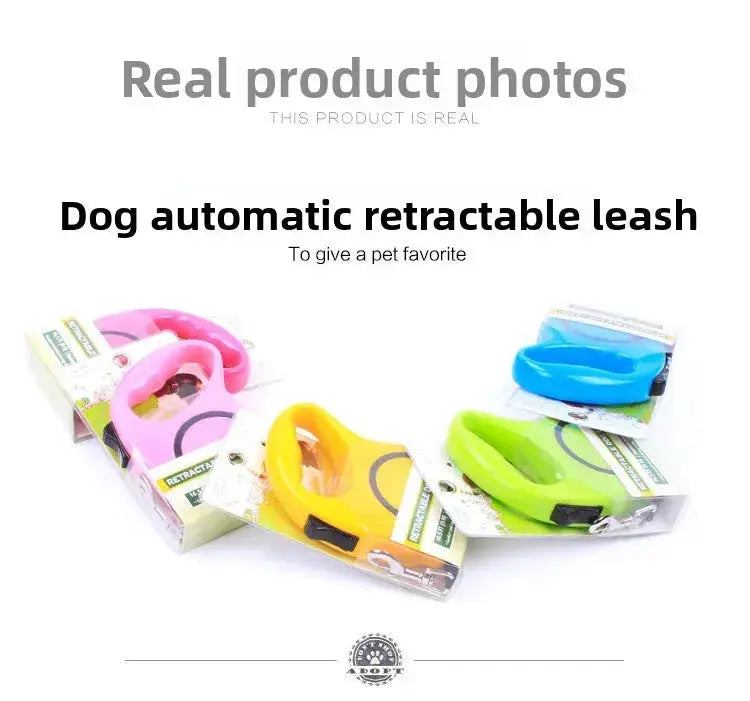 Dog automatic retractable leash with VIP teddy dog chain, dog walking rope, cat rope, cat chain, dog leash luxecrown.co.uk