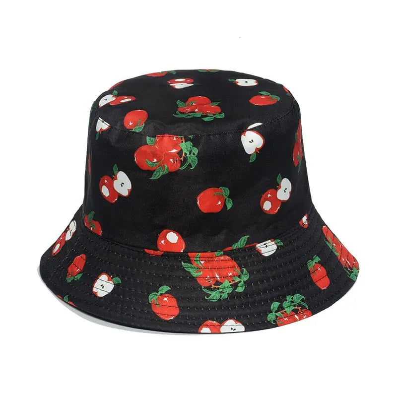 Double-sided Men's And Women's Cotton Bucket Hats Ladies Summer Sunscreen Panama Sun Hats Outdoor Fisherman Hats Streetsharks