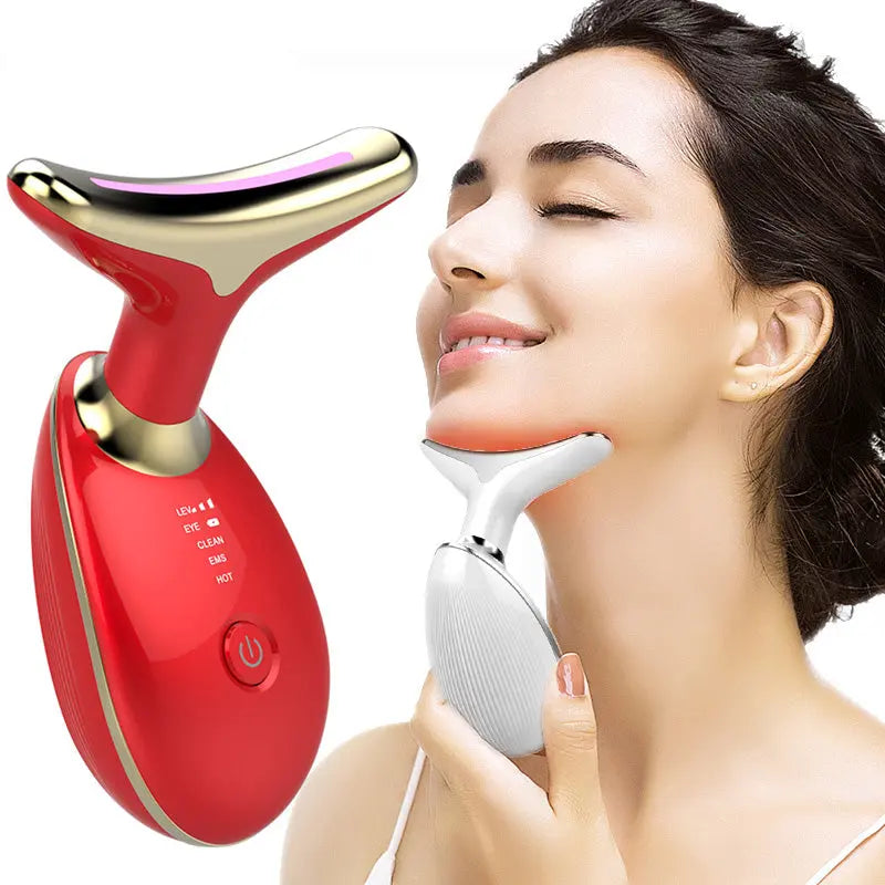 EMS Thermal Neck Lifting And Tighten Massager Electric Microcurrent Wrinkle Remover StreetSharks