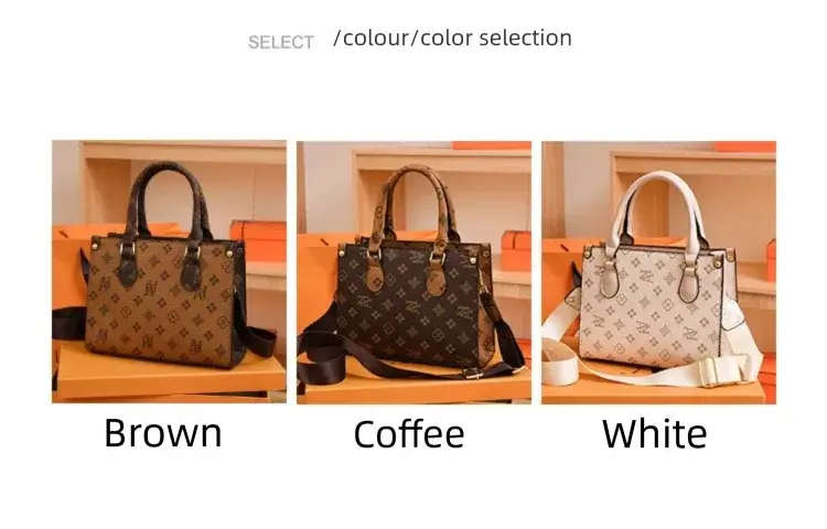 Elegant Retro Women's Tote Bag Single Shoulder Crossbody Bag Floral Print Ladies Handbag Luxury Texture Commuter Messenger Bag luxecrown.co.uk