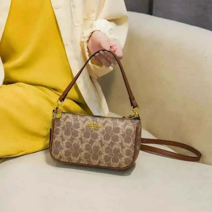 Elegant Women's Underarm Bag Hot Popular Ladies Shoulder Bag PU Leather Luxury Handbag Ladies Bag Designer Crossbody Bag