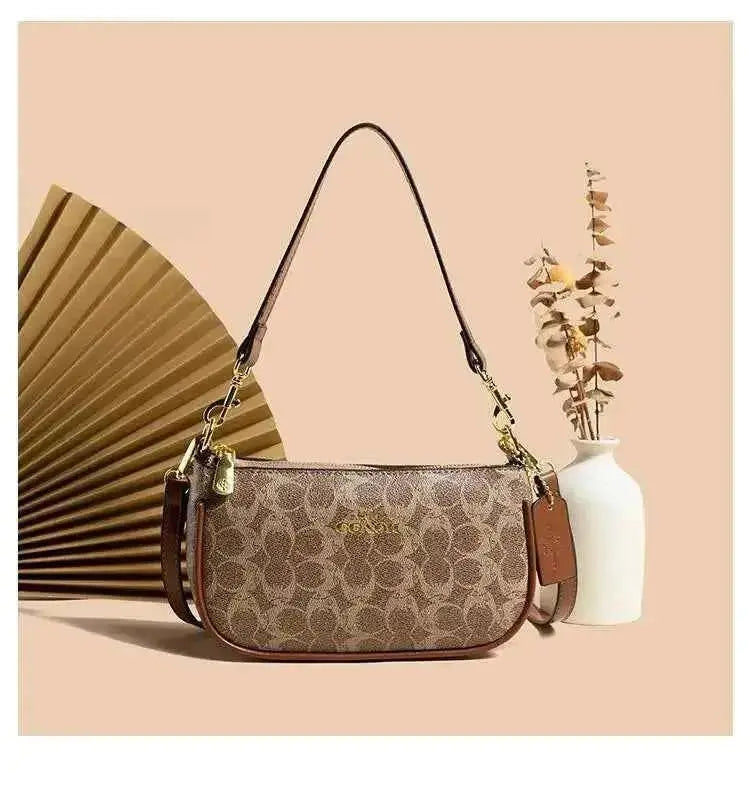 Elegant Women's Underarm Bag Hot Popular Ladies Shoulder Bag PU Leather Luxury Handbag Ladies Bag Designer Crossbody Bag
