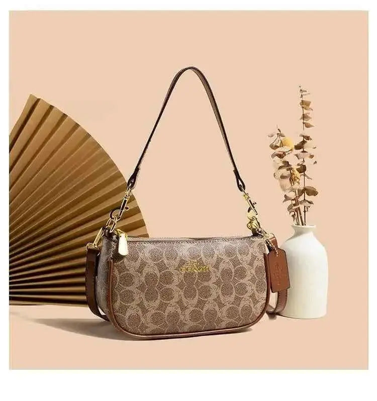 Elegant Women's Underarm Bag Hot Popular Ladies Shoulder Bag PU Leather Luxury Handbag Ladies Bag Designer Crossbody Bag