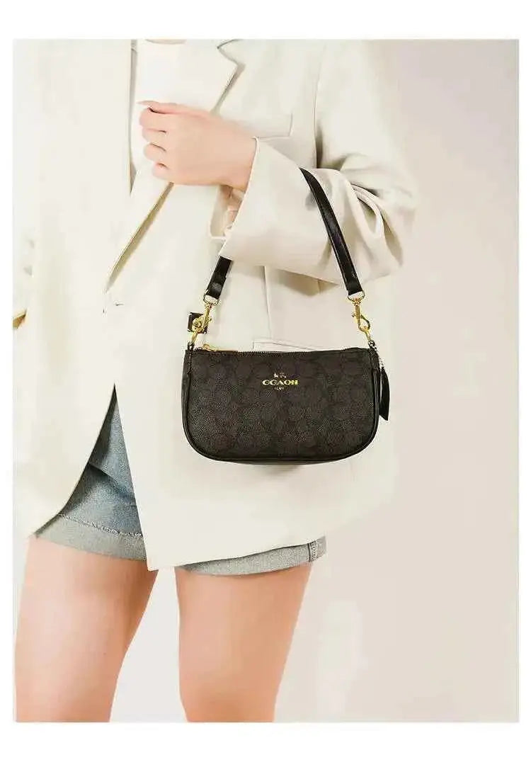 Elegant Women's Underarm Bag Hot Popular Ladies Shoulder Bag PU Leather Luxury Handbag Ladies Bag Designer Crossbody Bag