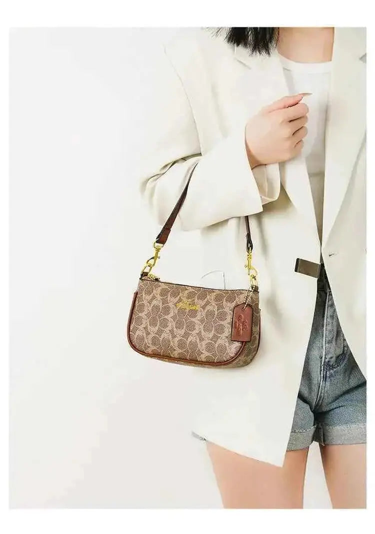 Elegant Women's Underarm Bag Hot Popular Ladies Shoulder Bag PU Leather Luxury Handbag Ladies Bag Designer Crossbody Bag