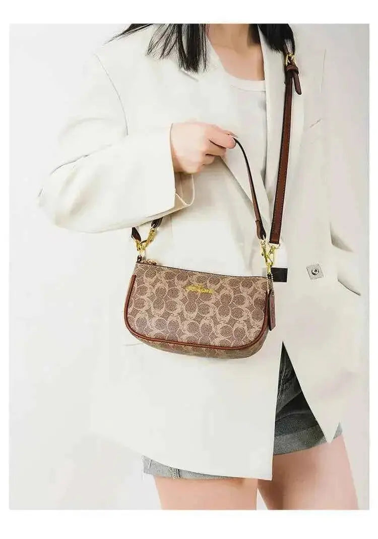 Elegant Women's Underarm Bag Hot Popular Ladies Shoulder Bag PU Leather Luxury Handbag Ladies Bag Designer Crossbody Bag