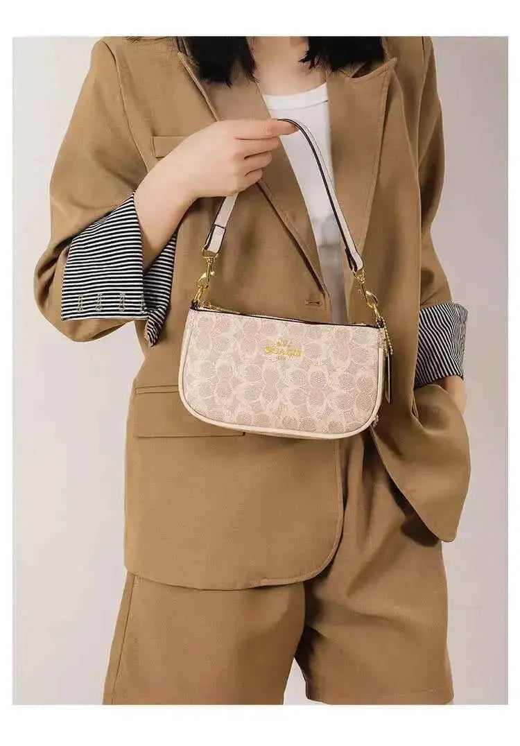 Elegant Women's Underarm Bag Hot Popular Ladies Shoulder Bag PU Leather Luxury Handbag Ladies Bag Designer Crossbody Bag