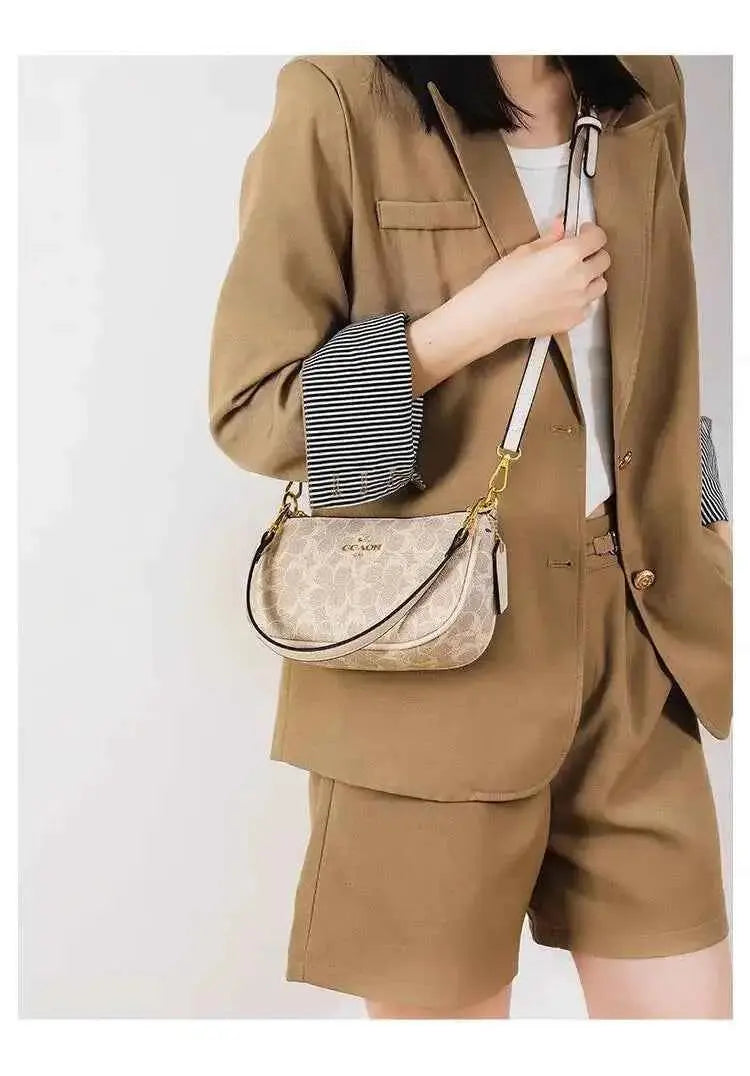 Elegant Women's Underarm Bag Hot Popular Ladies Shoulder Bag PU Leather Luxury Handbag Ladies Bag Designer Crossbody Bag