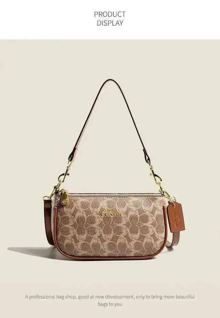 Elegant Women's Underarm Bag Hot Popular Ladies Shoulder Bag PU Leather Luxury Handbag Ladies Bag Designer Crossbody Bag