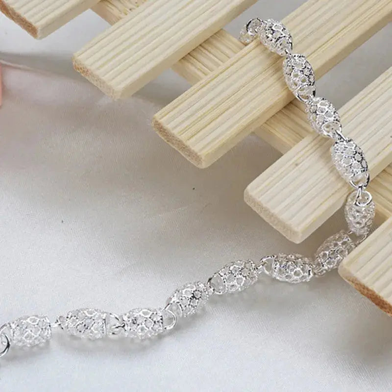 Fashion 925 Sterling Silver Bracelets For Women Luxury Original Designer Hollow Lantern Ball Charm Bracelets Beautiful Jewelry Streetsharks