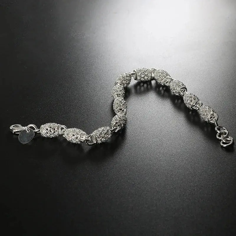 Fashion 925 Sterling Silver Bracelets For Women Luxury Original Designer Hollow Lantern Ball Charm Bracelets Beautiful Jewelry Streetsharks