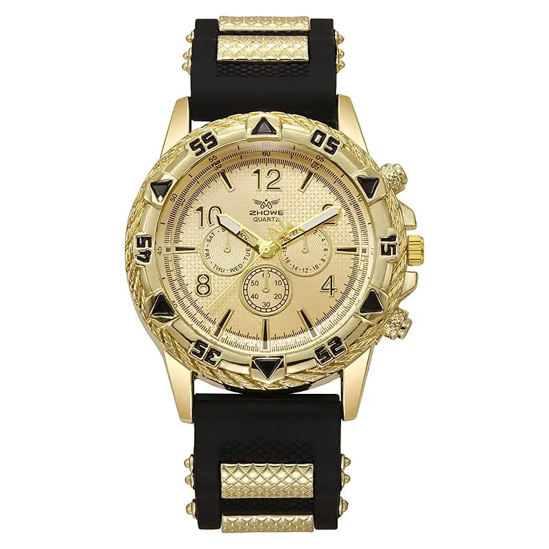 Fashion Sports Style Silicone Men's Watch Casual Wrist Watch luxecrown.co.uk