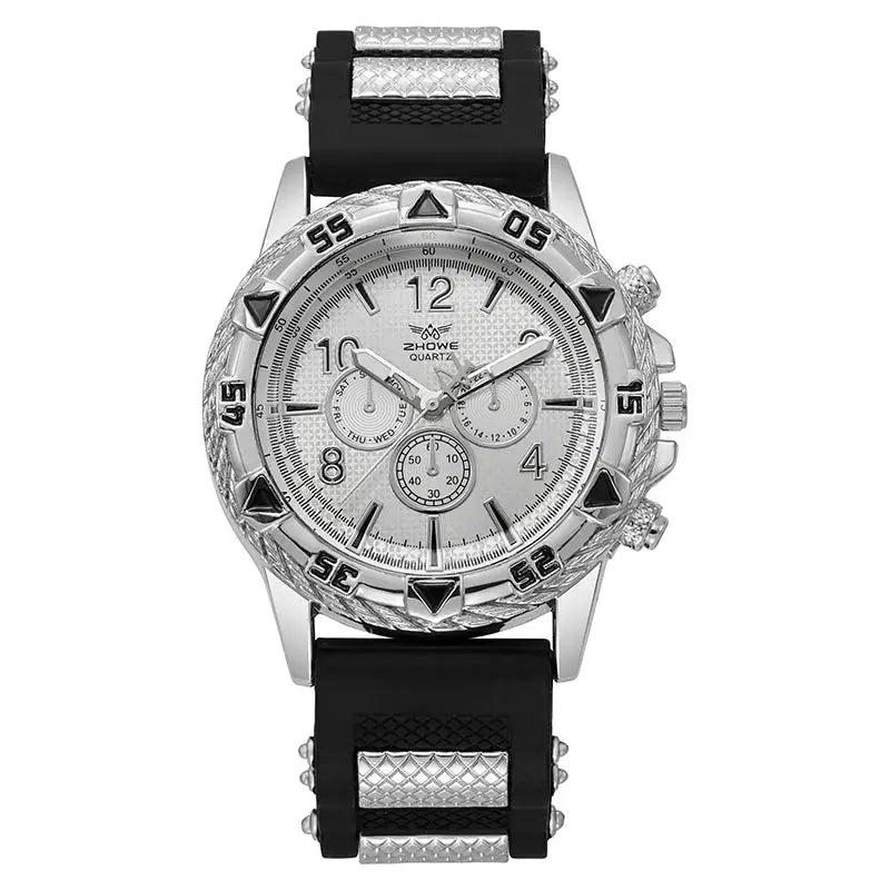 Fashion Sports Style Silicone Men's Watch Casual Wrist Watch luxecrown.co.uk