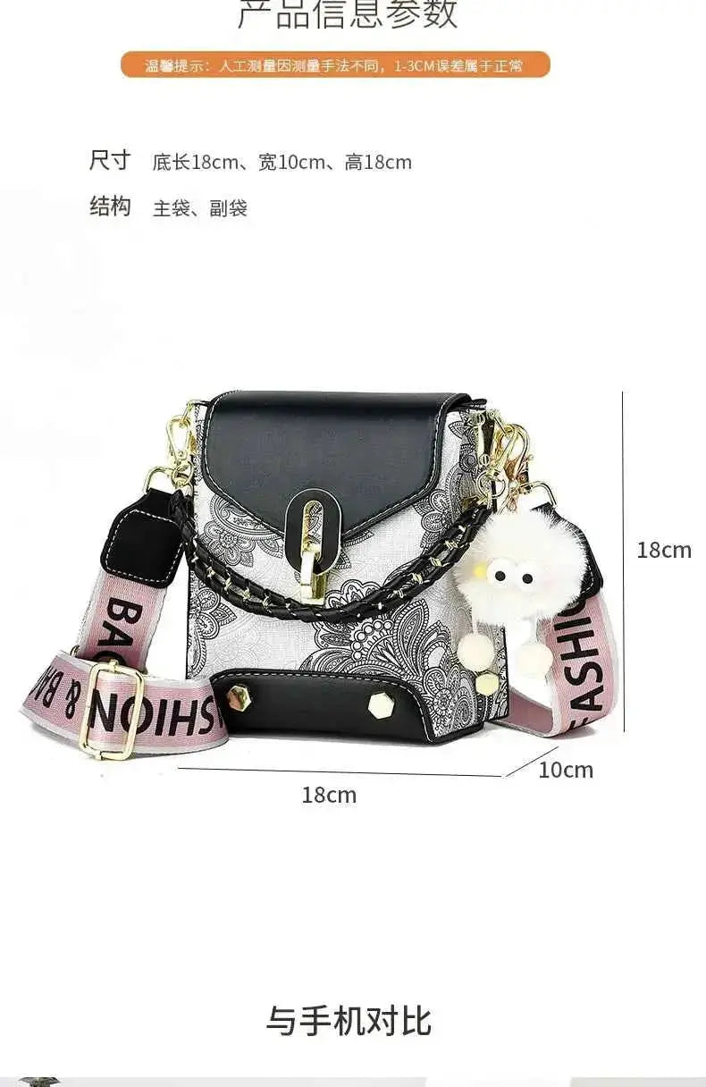 Fashionable New Women'S Mobile Phone Bag High-Quality Casual Shoulder Crossbody Bag Hot Selling Niche Designer Small Square Bag
