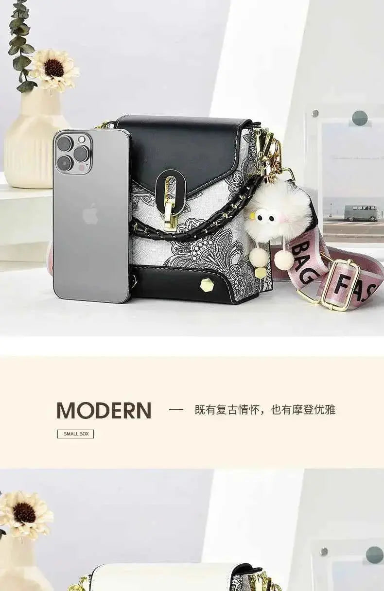 Fashionable New Women'S Mobile Phone Bag High-Quality Casual Shoulder Crossbody Bag Hot Selling Niche Designer Small Square Bag