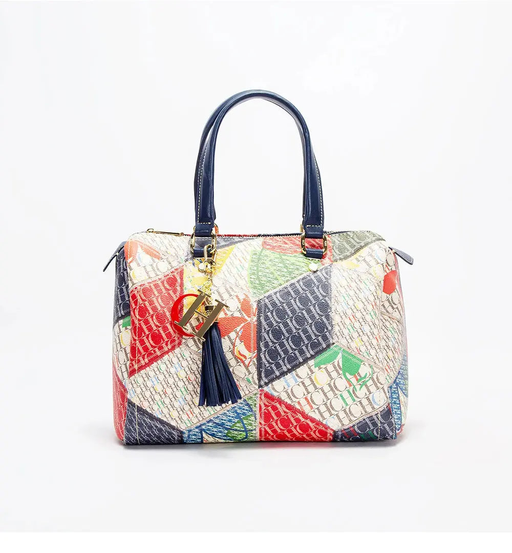 Fashionable and Luxury Design Spring 2024 New Women's Handbag Jacquard Colorful Women's Commuting Crossbody Bag Streetsharks