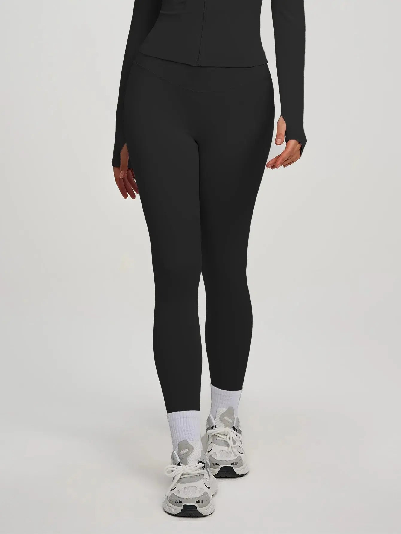 Fitfemme 2Pcs Women's Spring Yoga Sport Suit High Waist Legging Jacket Lifting Running Pants Outdoor Set luxecrown.co.uk