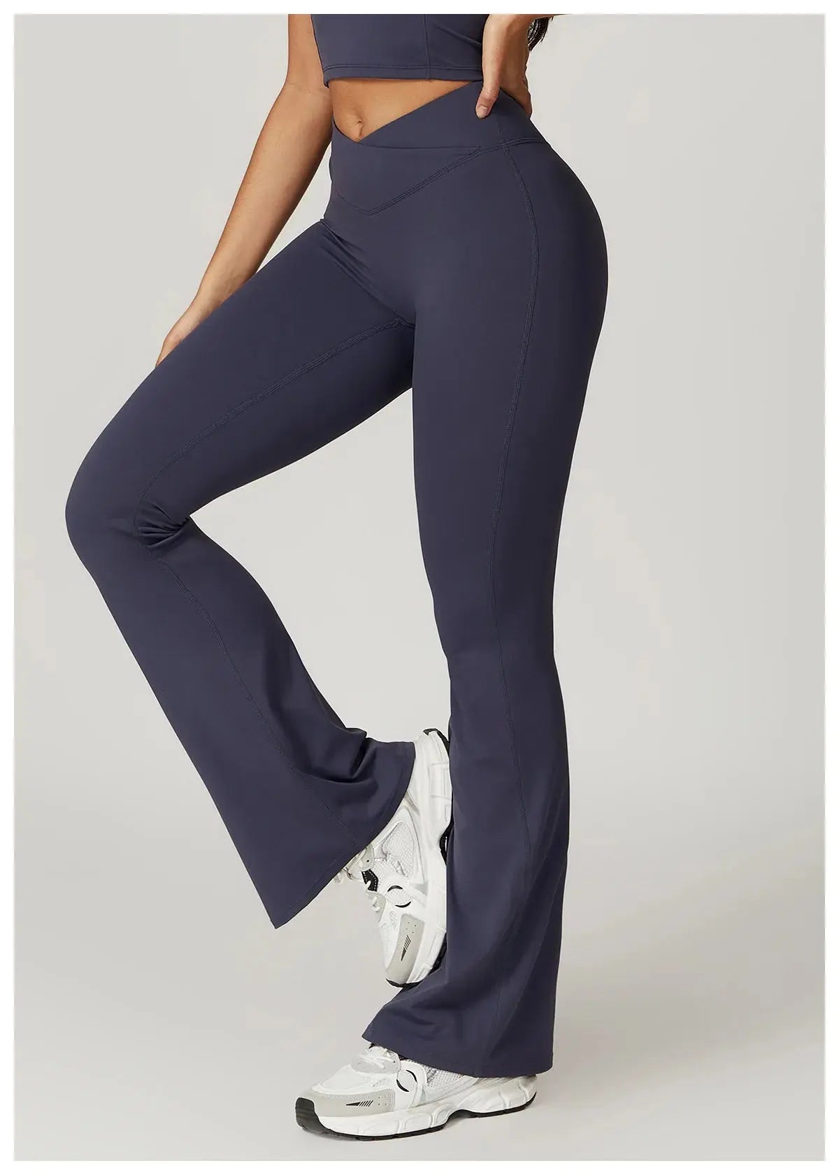 Flare Leggings Yoga Pants Women Bell-bottoms Yoga Tights High Waist Fitness Pants Stretch Gym Workout Sports Push Up Leggings luxecrown.co.uk