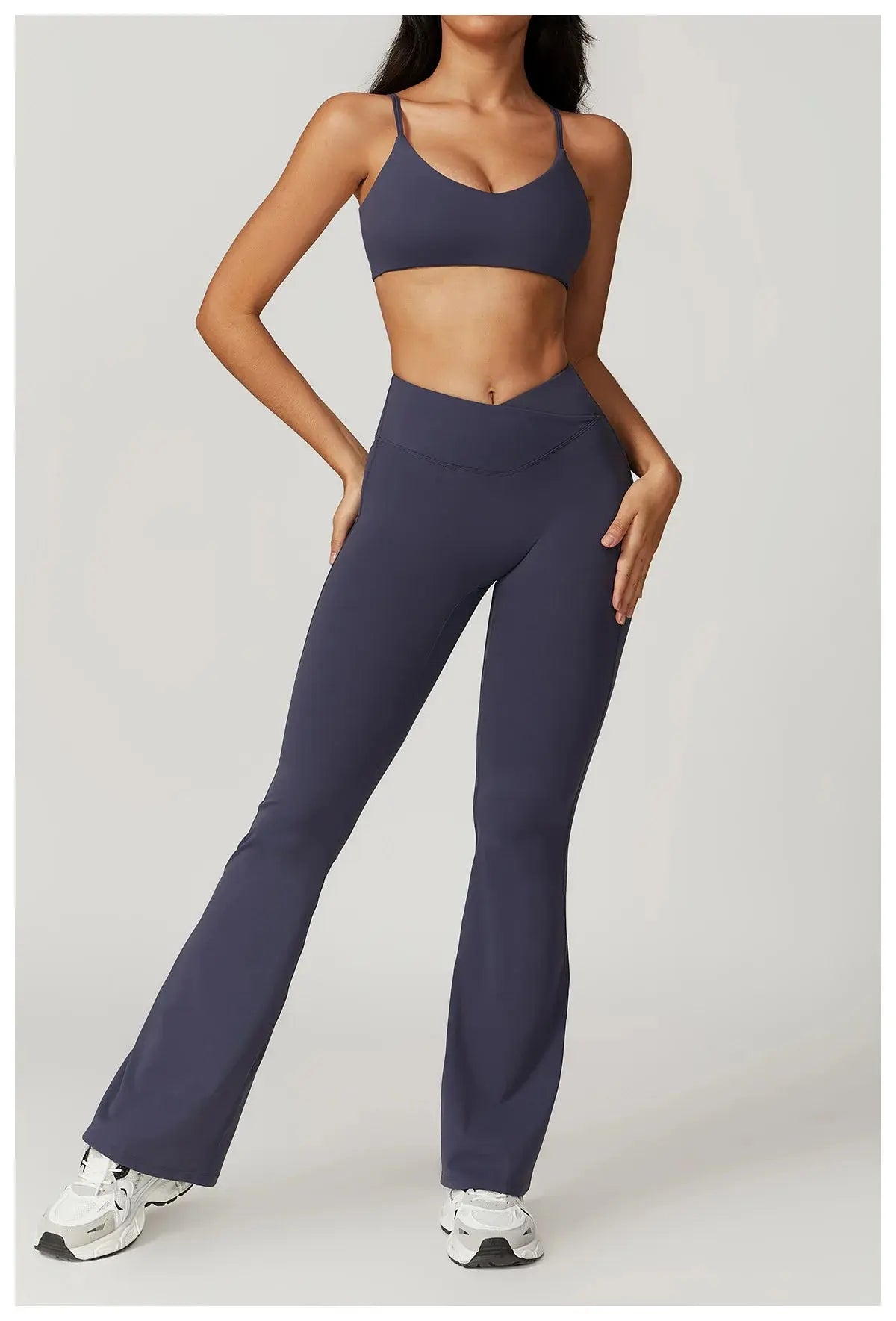 Flare Leggings Yoga Pants Women Bell-bottoms Yoga Tights High Waist Fitness Pants Stretch Gym Workout Sports Push Up Leggings luxecrown.co.uk