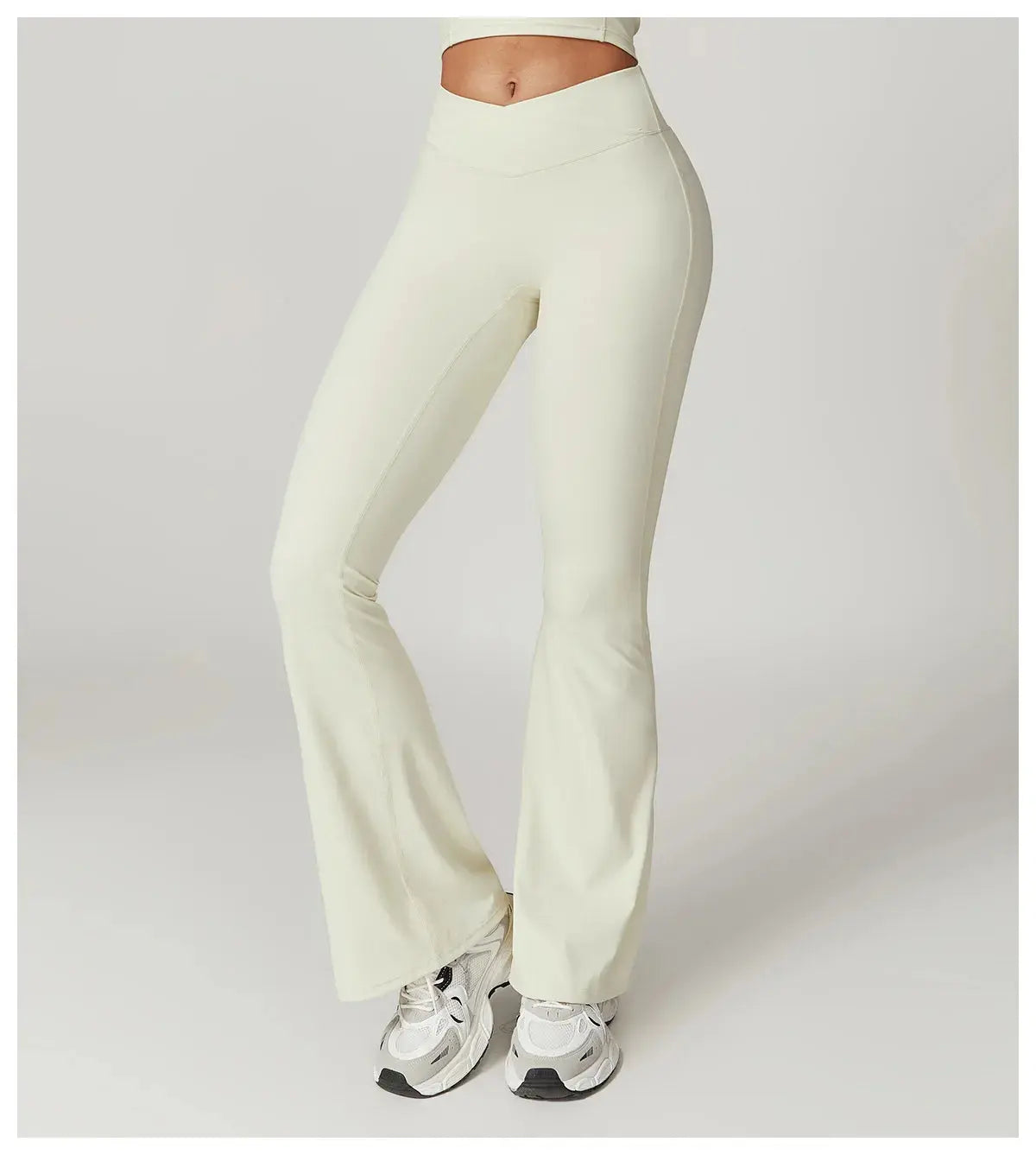 Flare Leggings Yoga Pants Women Bell-bottoms Yoga Tights High Waist Fitness Pants Stretch Gym Workout Sports Push Up Leggings luxecrown.co.uk