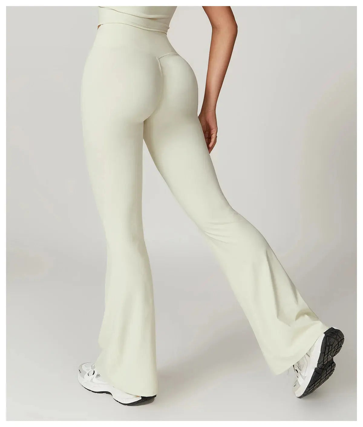 Flare Leggings Yoga Pants Women Bell-bottoms Yoga Tights High Waist Fitness Pants Stretch Gym Workout Sports Push Up Leggings luxecrown.co.uk