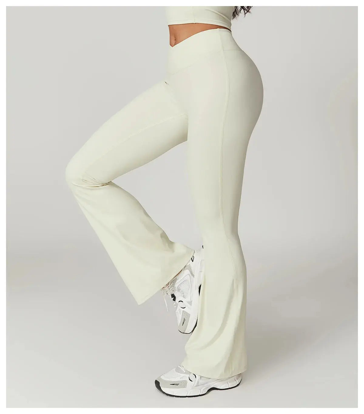 Flare Leggings Yoga Pants Women Bell-bottoms Yoga Tights High Waist Fitness Pants Stretch Gym Workout Sports Push Up Leggings luxecrown.co.uk