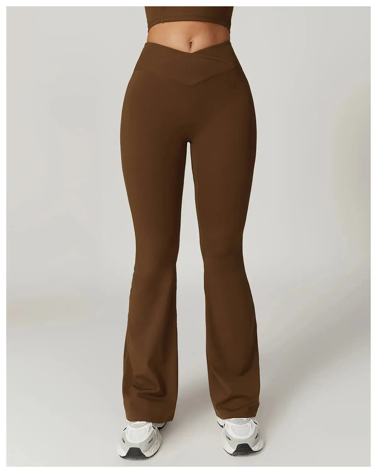 Flare Leggings Yoga Pants Women Bell-bottoms Yoga Tights High Waist Fitness Pants Stretch Gym Workout Sports Push Up Leggings luxecrown.co.uk