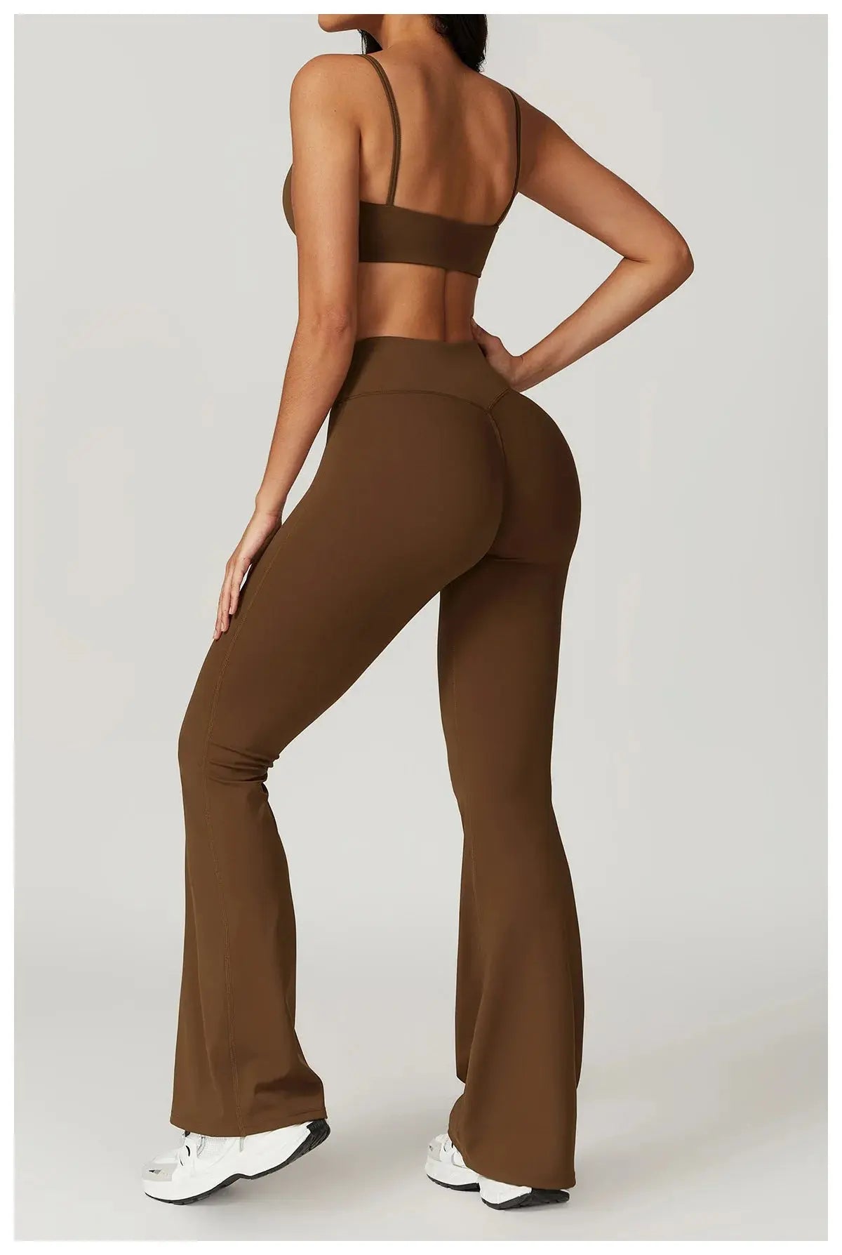 Flare Leggings Yoga Pants Women Bell-bottoms Yoga Tights High Waist Fitness Pants Stretch Gym Workout Sports Push Up Leggings luxecrown.co.uk