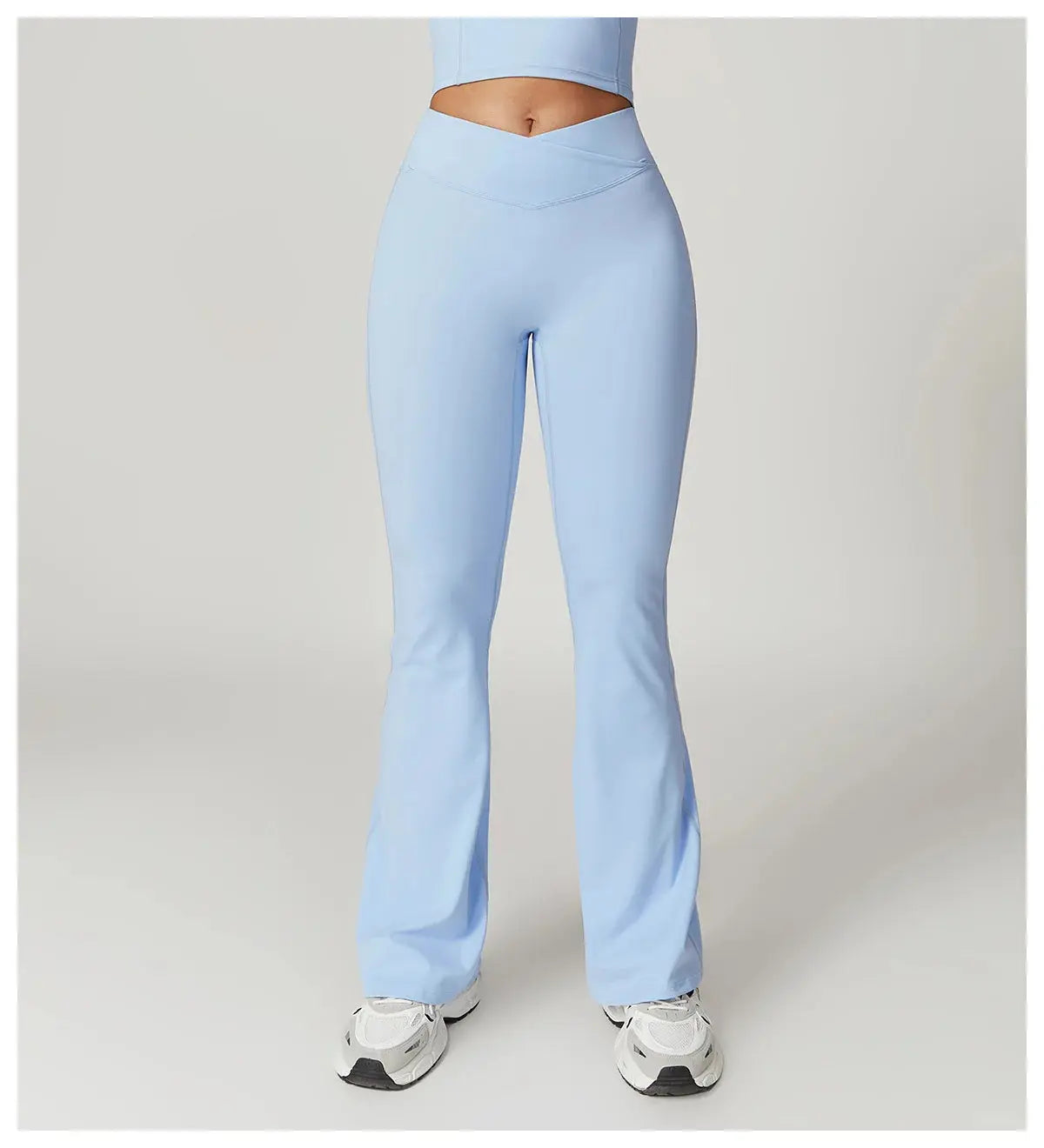 Flare Leggings Yoga Pants Women Bell-bottoms Yoga Tights High Waist Fitness Pants Stretch Gym Workout Sports Push Up Leggings luxecrown.co.uk