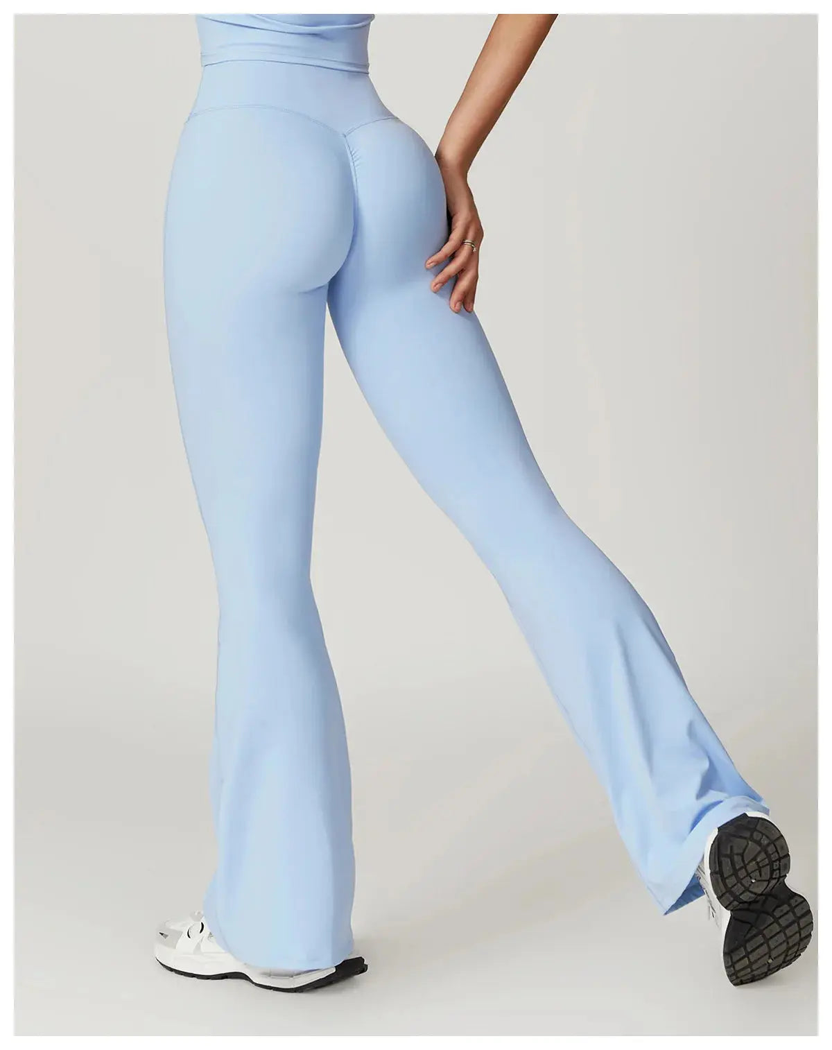 Flare Leggings Yoga Pants Women Bell-bottoms Yoga Tights High Waist Fitness Pants Stretch Gym Workout Sports Push Up Leggings luxecrown.co.uk