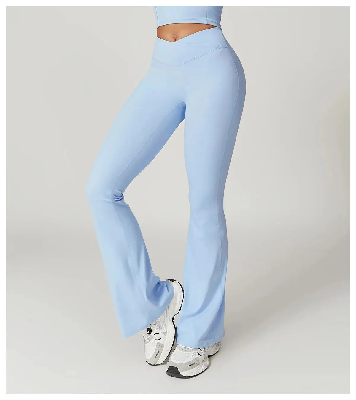 Flare Leggings Yoga Pants Women Bell-bottoms Yoga Tights High Waist Fitness Pants Stretch Gym Workout Sports Push Up Leggings luxecrown.co.uk
