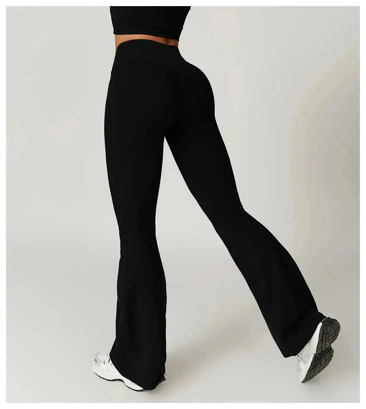 Flare Leggings Yoga Pants Women Bell-bottoms Yoga Tights High Waist Fitness Pants Stretch Gym Workout Sports Push Up Leggings luxecrown.co.uk