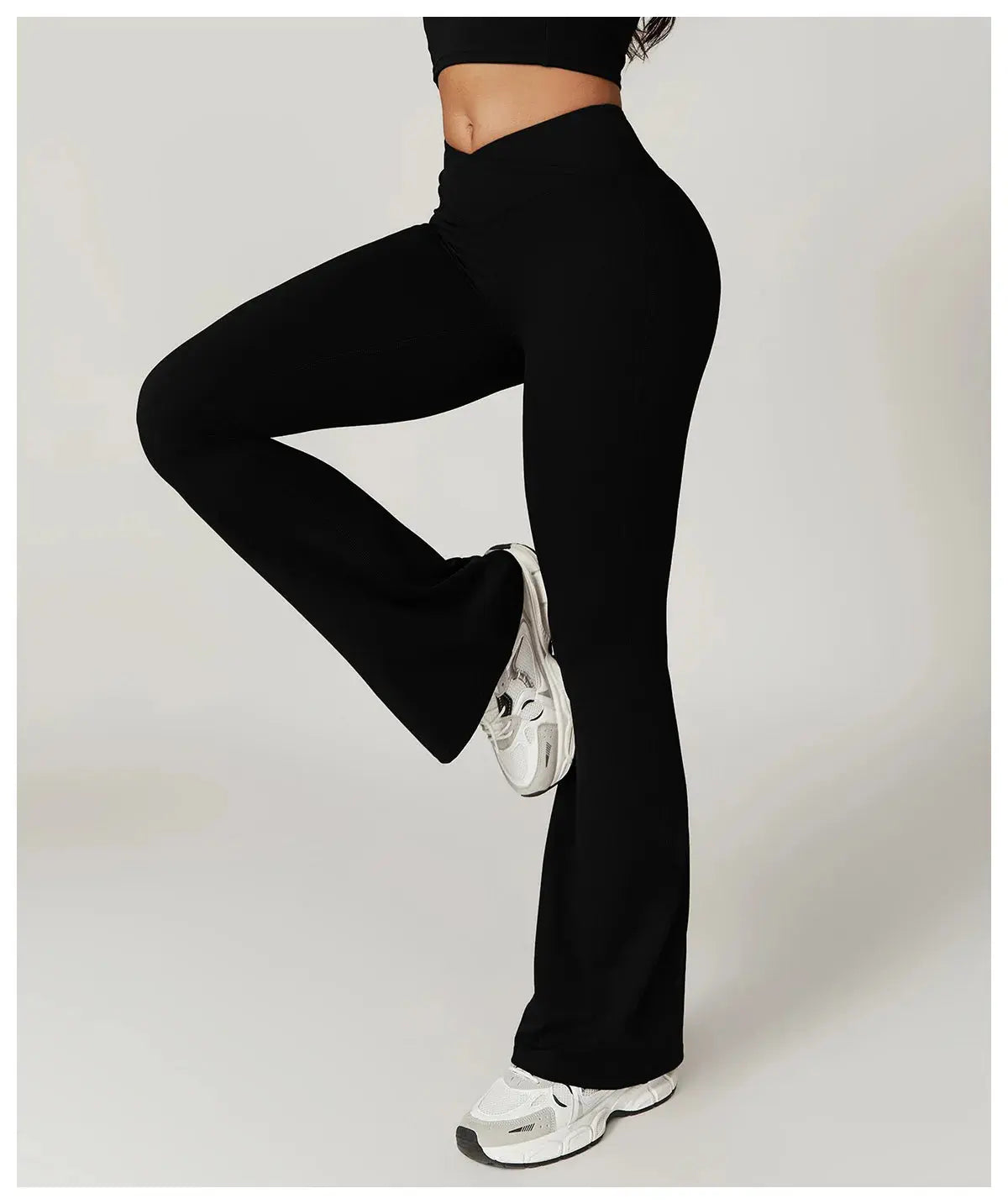 Flare Leggings Yoga Pants Women Bell-bottoms Yoga Tights High Waist Fitness Pants Stretch Gym Workout Sports Push Up Leggings luxecrown.co.uk