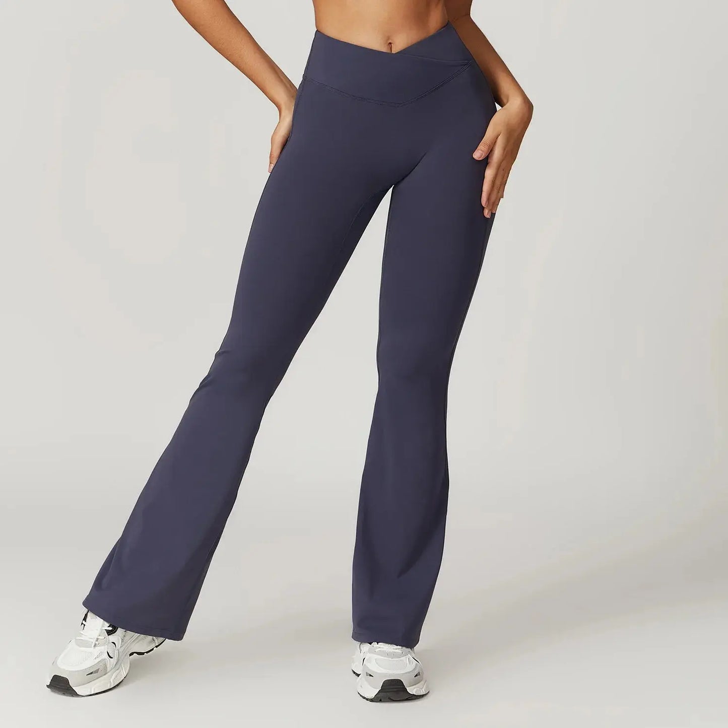 Flare Leggings Yoga Pants Women Bell-bottoms Yoga Tights High Waist Fitness Pants Stretch Gym Workout Sports Push Up Leggings luxecrown.co.uk