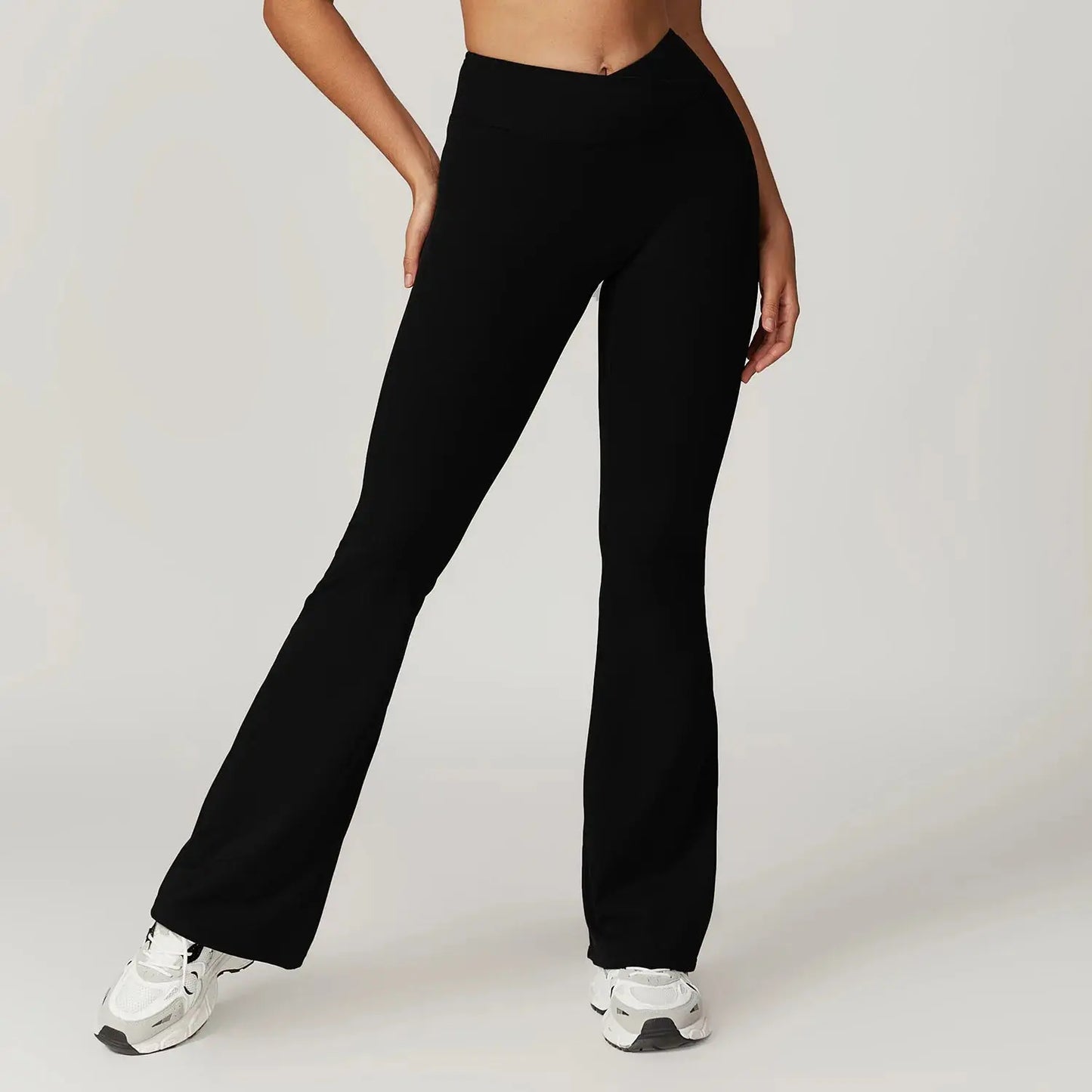 Flare Leggings Yoga Pants Women Bell-bottoms Yoga Tights High Waist Fitness Pants Stretch Gym Workout Sports Push Up Leggings luxecrown.co.uk