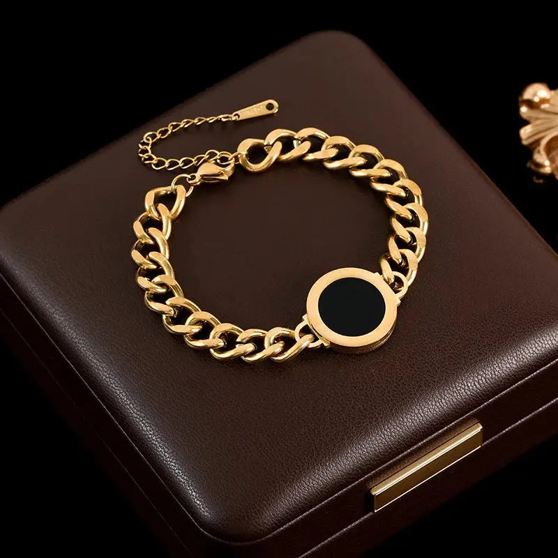 GANEMLY 316L Stainless Steel Tree of Life Bracelet For Women Fashion 18K Gold Plated Wrist Chain Waterproof Jewelry Lady Gift luxecrown.co.uk