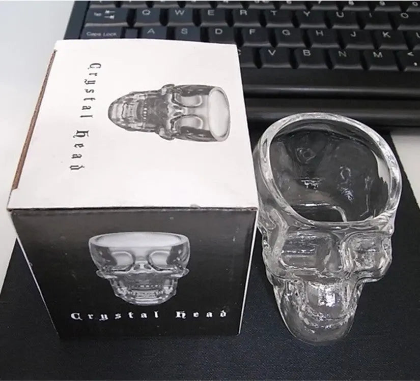 Glass Skull Wine Glass Whiskey Spirits Special-Shaped Wine Glass Streetsharks