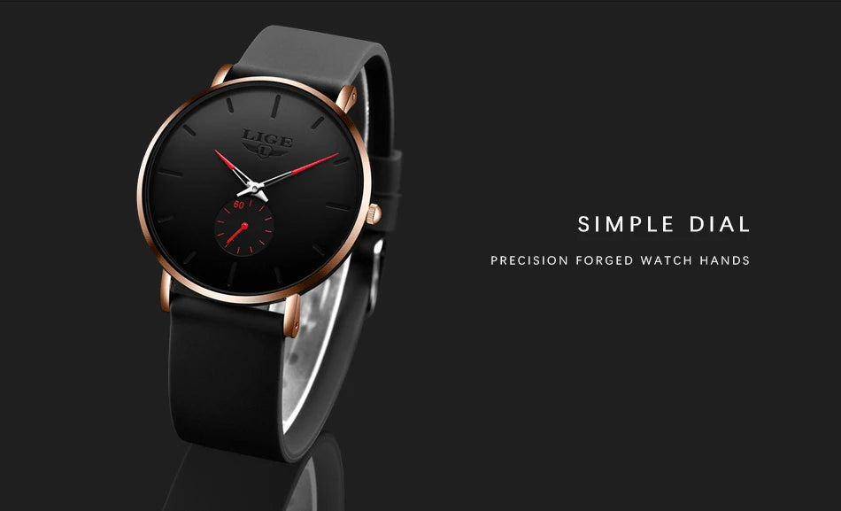LIGE New Fashion Mens Watches Top Brand Luxury Sport Waterproof Simple Ultra-Thin Watches Men Quartz Clock Relogio Masculino+Box luxecrown.co.uk
