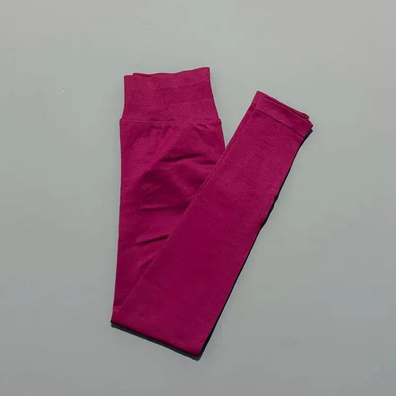 HISTELLO Impact Leggings Women Seamless Sports Yoga Pants Low Ribbed Band Gym Tights Fitness Workout Scrunch Butt Leggings luxecrown.co.uk