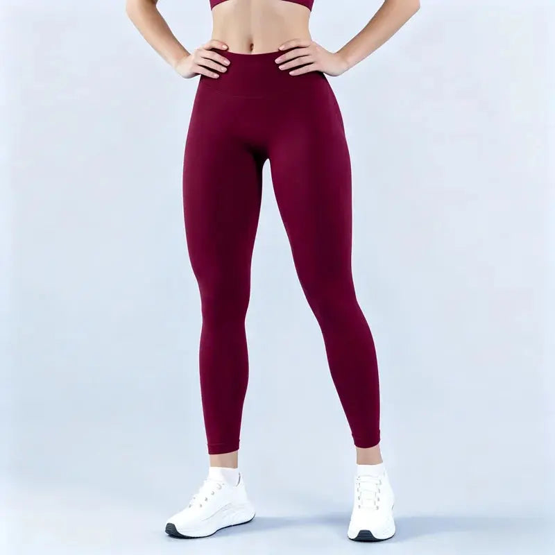 HISTELLO Impact Leggings Women Seamless Sports Yoga Pants Low Ribbed Band Gym Tights Fitness Workout Scrunch Butt Leggings luxecrown.co.uk
