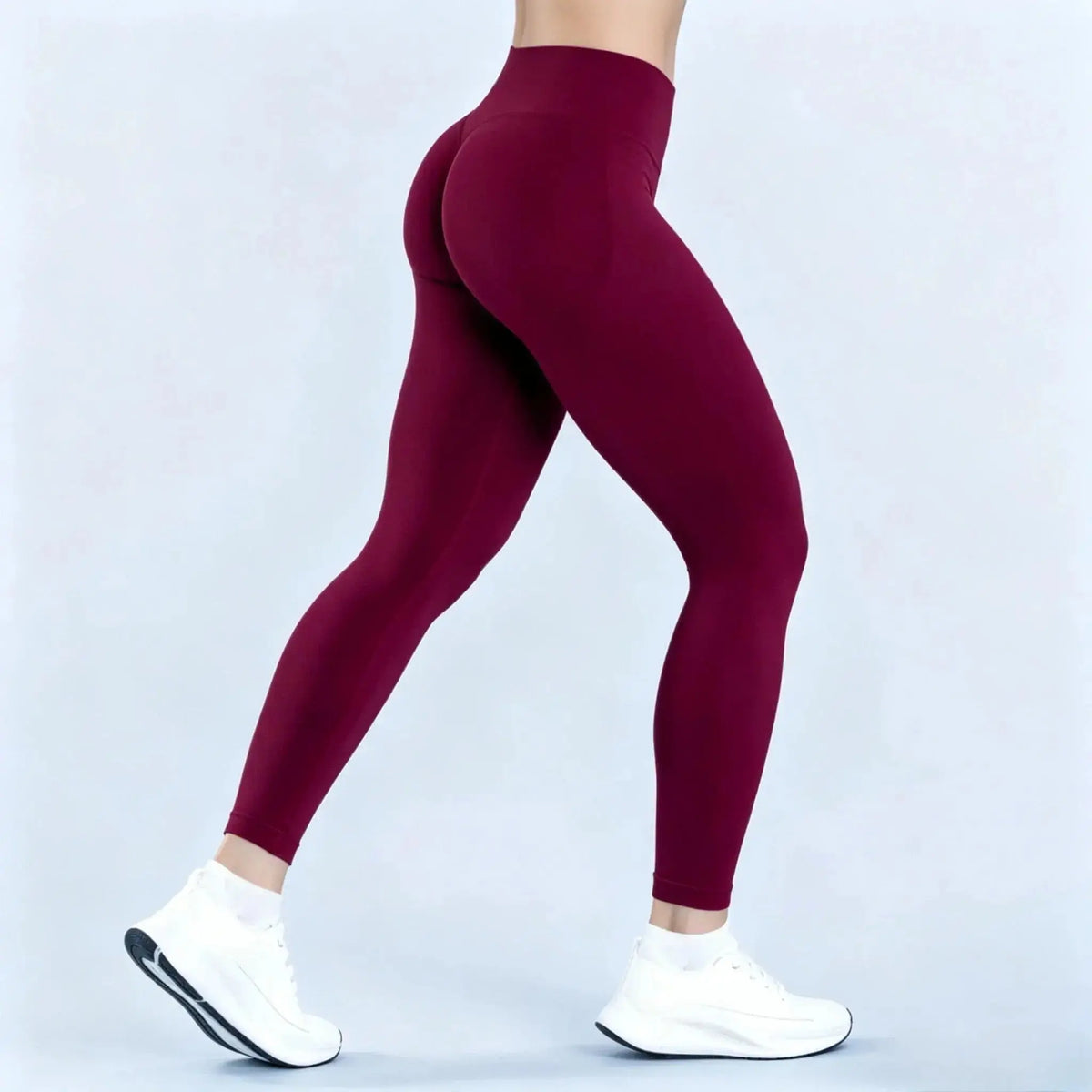 HISTELLO Impact Leggings Women Seamless Sports Yoga Pants Low Ribbed Band Gym Tights Fitness Workout Scrunch Butt Leggings luxecrown.co.uk