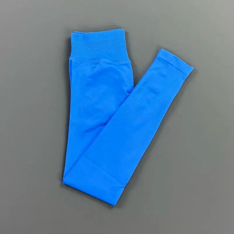 HISTELLO Impact Leggings Women Seamless Sports Yoga Pants Low Ribbed Band Gym Tights Fitness Workout Scrunch Butt Leggings luxecrown.co.uk