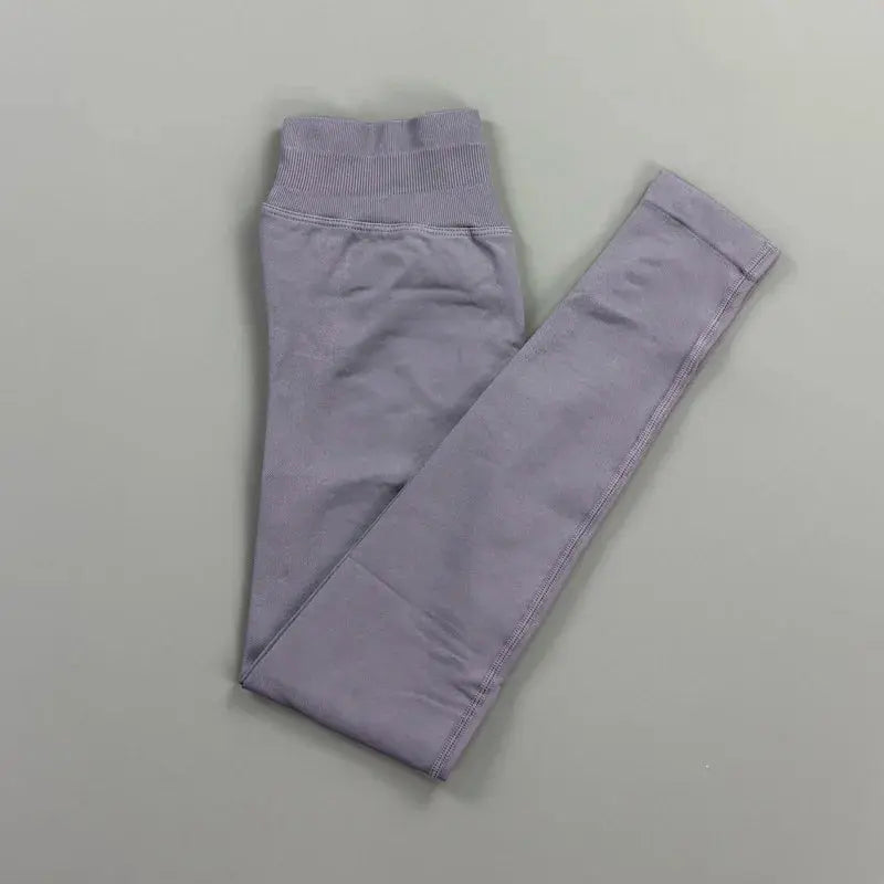 HISTELLO Impact Leggings Women Seamless Sports Yoga Pants Low Ribbed Band Gym Tights Fitness Workout Scrunch Butt Leggings luxecrown.co.uk