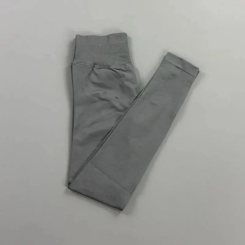 HISTELLO Impact Leggings Women Seamless Sports Yoga Pants Low Ribbed Band Gym Tights Fitness Workout Scrunch Butt Leggings luxecrown.co.uk