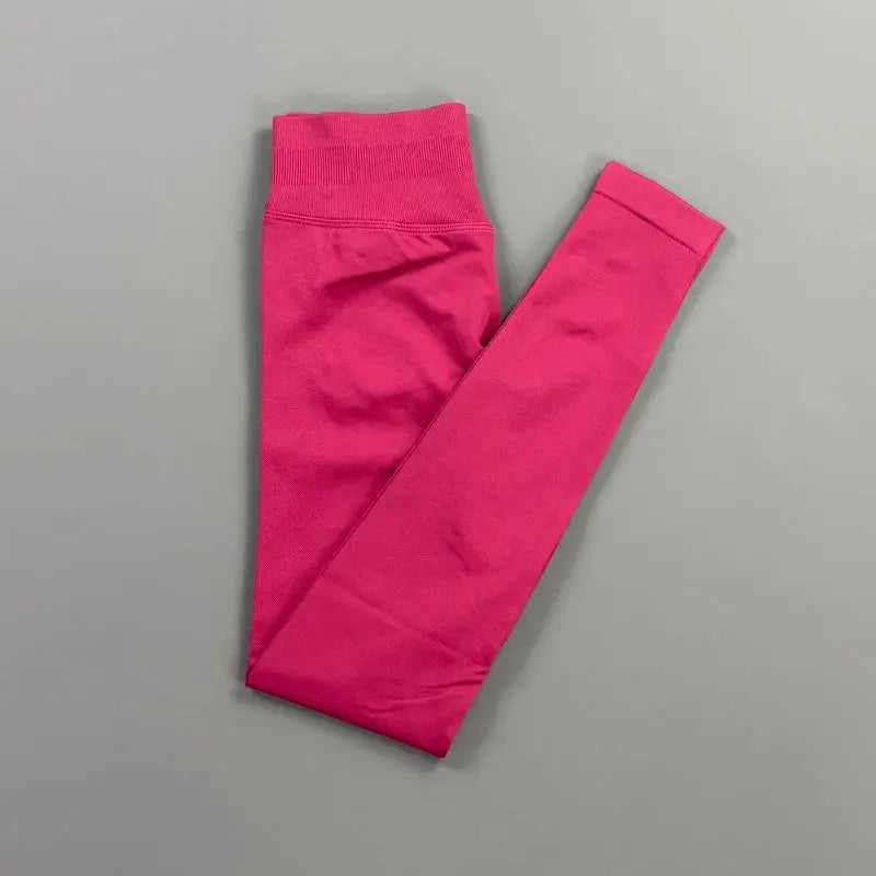 HISTELLO Impact Leggings Women Seamless Sports Yoga Pants Low Ribbed Band Gym Tights Fitness Workout Scrunch Butt Leggings luxecrown.co.uk