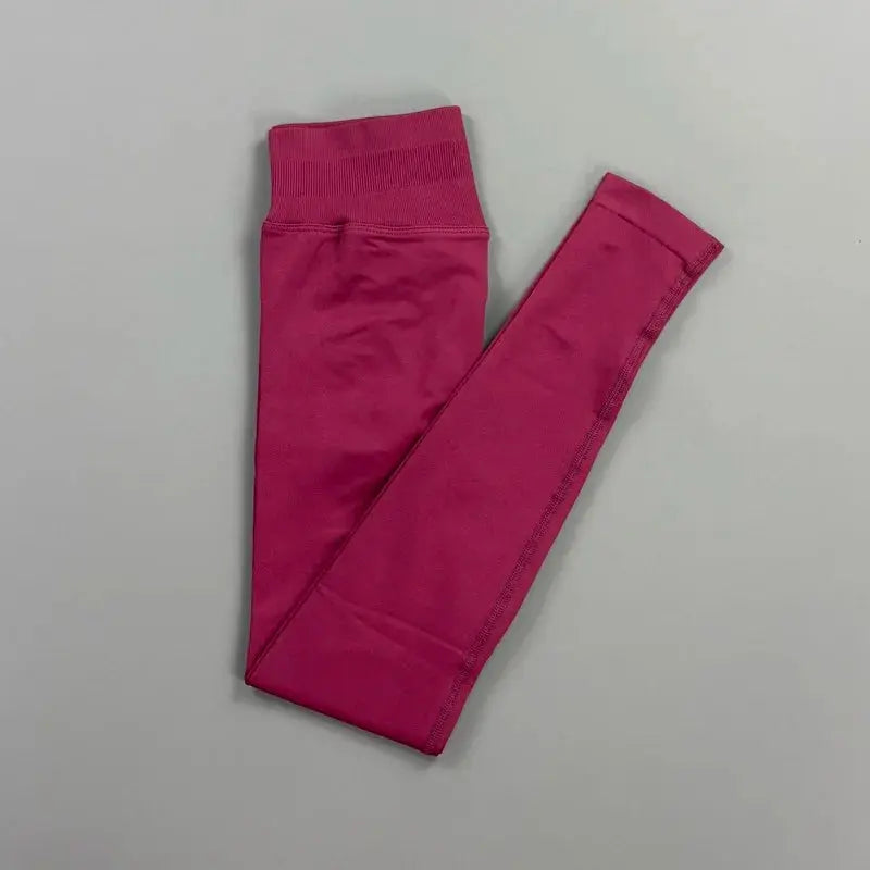 HISTELLO Impact Leggings Women Seamless Sports Yoga Pants Low Ribbed Band Gym Tights Fitness Workout Scrunch Butt Leggings luxecrown.co.uk