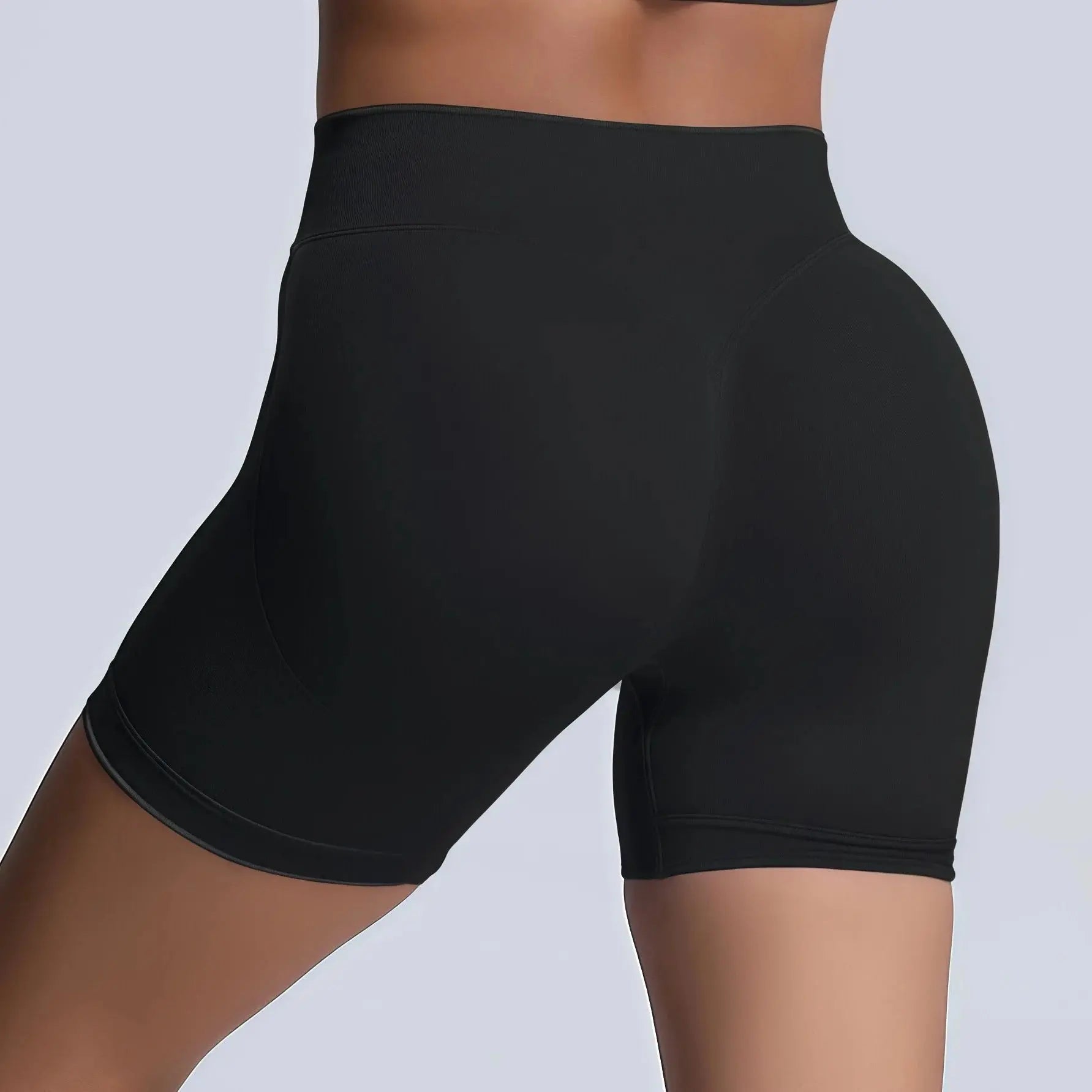 HISTELLO Impact Shorts 4.5" Women Fitness Sports Biker Shorts Low Waist Gym Short Workout Scrunch Butt Yoga Seamless Leggings luxecrown.co.uk