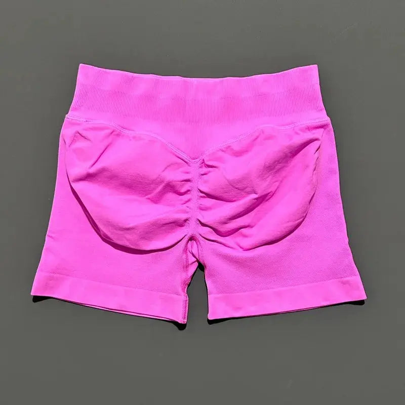 HISTELLO Impact Shorts 4.5" Women Fitness Sports Biker Shorts Low Waist Gym Short Workout Scrunch Butt Yoga Seamless Leggings luxecrown.co.uk