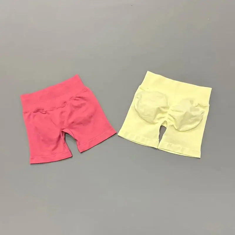 HISTELLO Impact Shorts 4.5" Women Fitness Sports Biker Shorts Low Waist Gym Short Workout Scrunch Butt Yoga Seamless Leggings luxecrown.co.uk